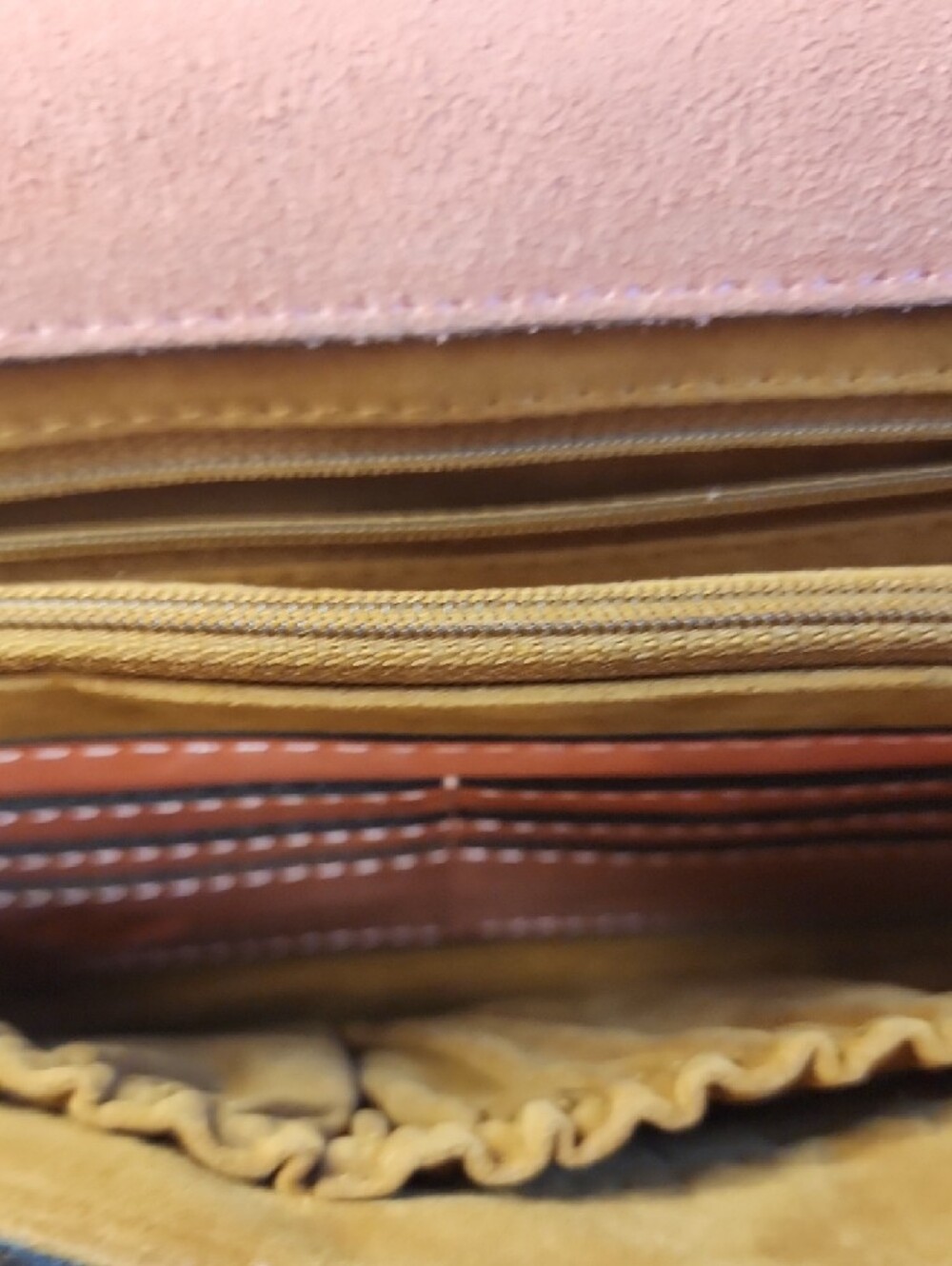 Patricia Nash Woven Leather Crossbody Bag in Orange - Picture 6 of 11
